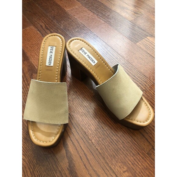 Steve Madden Sand Suede Sandals - Picture 4 of 8